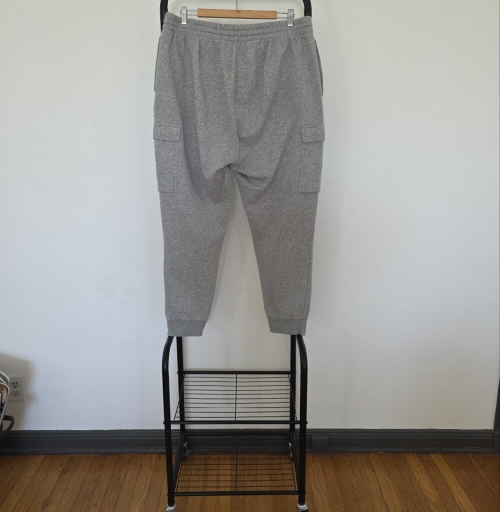 Adidas Mens Heather Gray Cargo Sweatpants. XXL. - Picture 4 of 4